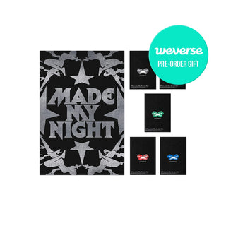 LE SSERAFIM ALBUM WEVERSE / 1 RANDOM LE SSERAFIM - 2nd Single Album [ MADE MY NIGHT ] COMPACT Ver.