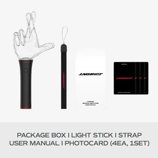 LNGSHOT - Official Light Stick (Includes 4 Photocards)