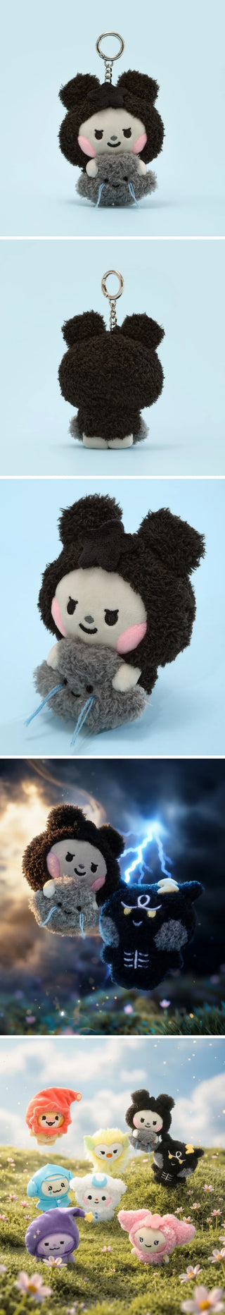 ATEEZ MIGHTEEZ - SEONGHWA TTEONGYO Weather Plush Keyring [Berry Breezy Fairy MD]