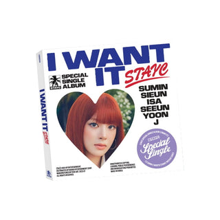 STAYC ALBUM BURN STAYC - Special Single Album I WANT IT