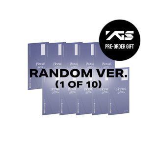 TREASURE ALBUM 1Random + YG POB TREASURE - PLEASURE (BLUE VER.)