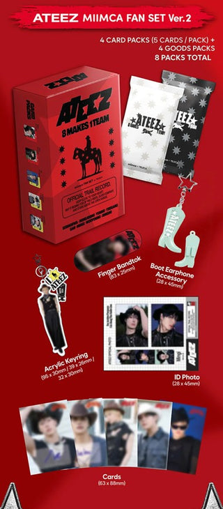 ATEEZ - MIIMCA Collectible Trading Card Fan Set Ver.2